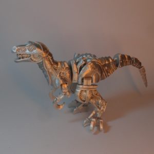 Steampunk Velociraptor 3D Printed